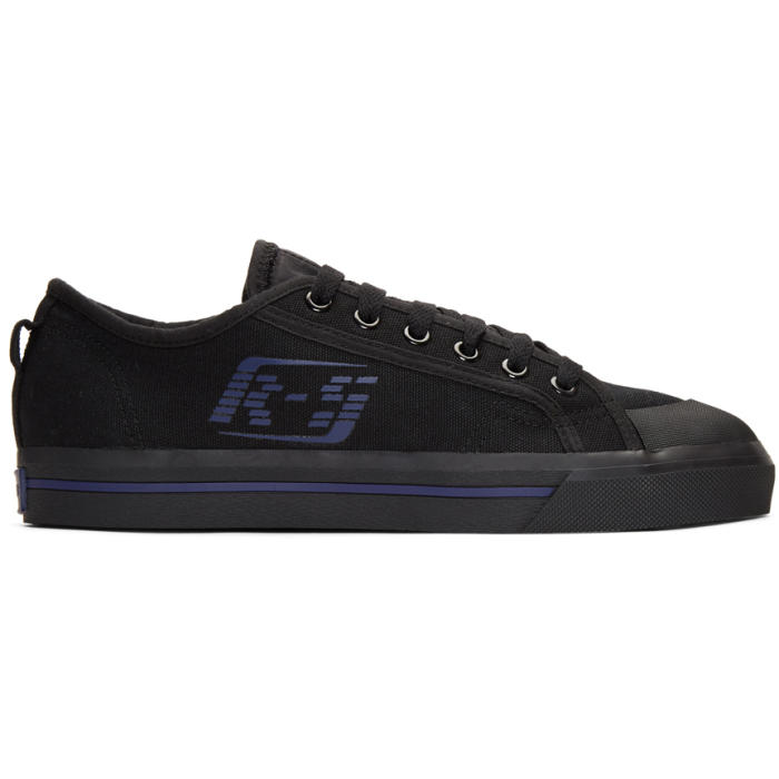 RAF SIMONS Black adidas Originals Edition Spirit Low Sneakers,B22531