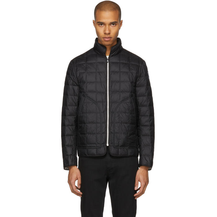 MONCLER Black Down Quilted Zip Jacket,4134500 68953