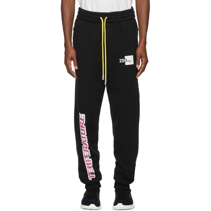 off white temperature pants