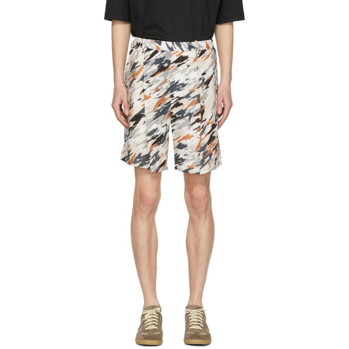 LEMAIRE Multicolor Print Elasticized Shorts,M 181 PA113 LF228