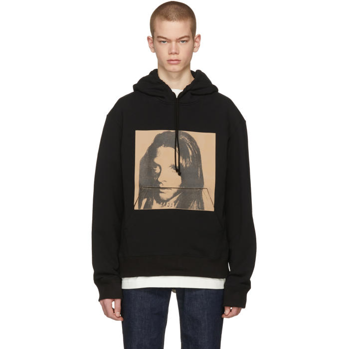 Calvin Klein 205w39nyc + Andy Warhol Foundation Printed Loopback  Cotton-jersey Hoodie In Black | ModeSens
