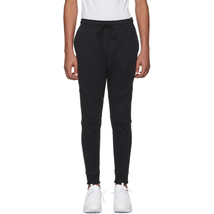 NIKE NIKE BLACK TECH FLEECE JOGGERS,805162