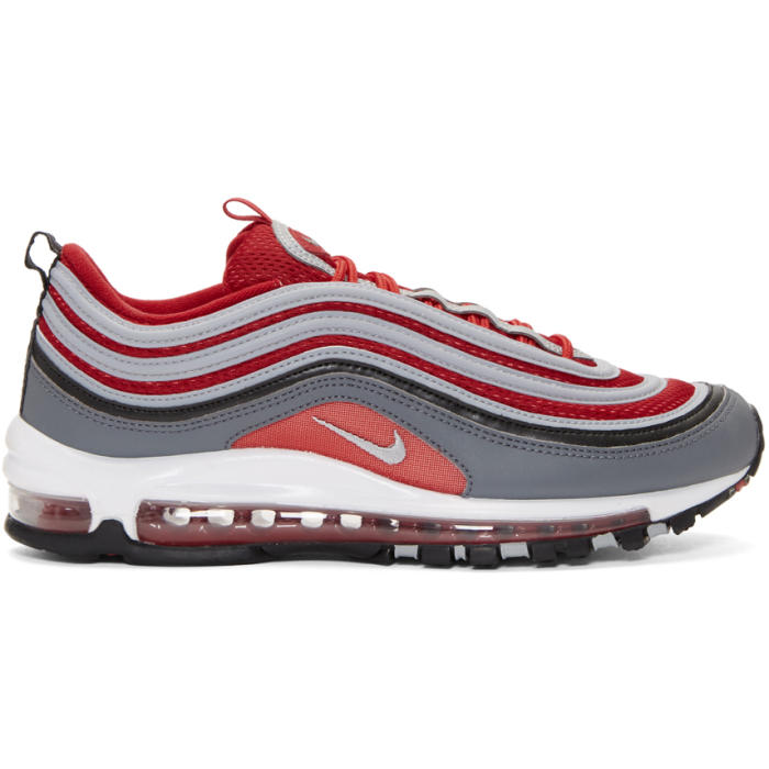 nike air max 97 gray red