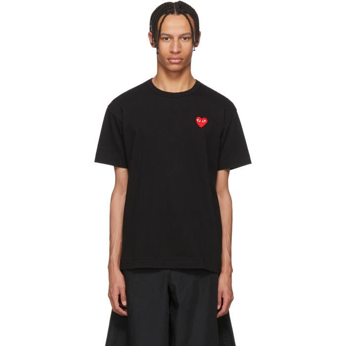 Comme Des Garçons Play Comme Des Garcons Play Black Heart Patch T-shirt