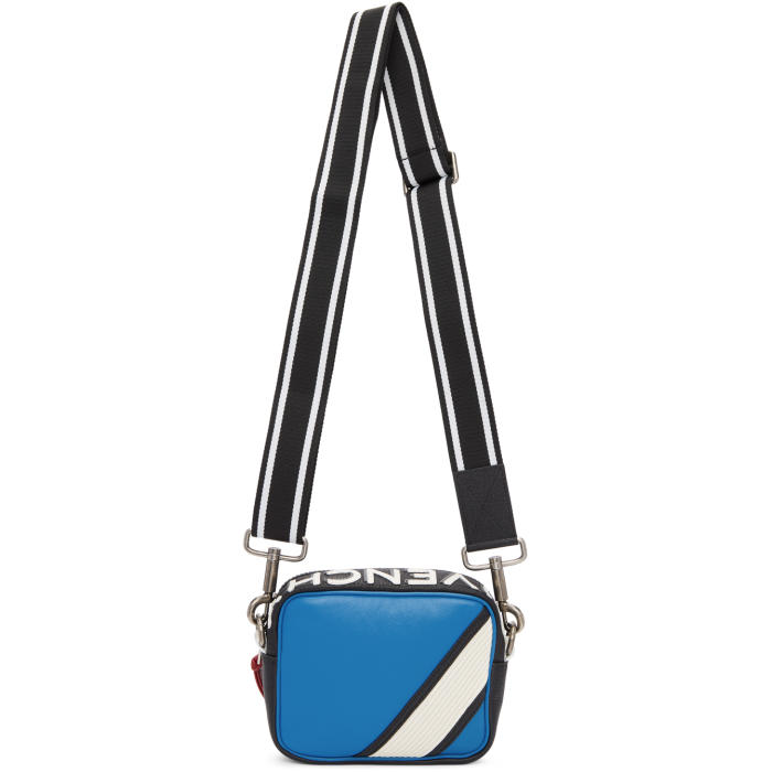 GIVENCHY BLUE & WHITE MC3 CROSSBODY BAG,BK502UK08P