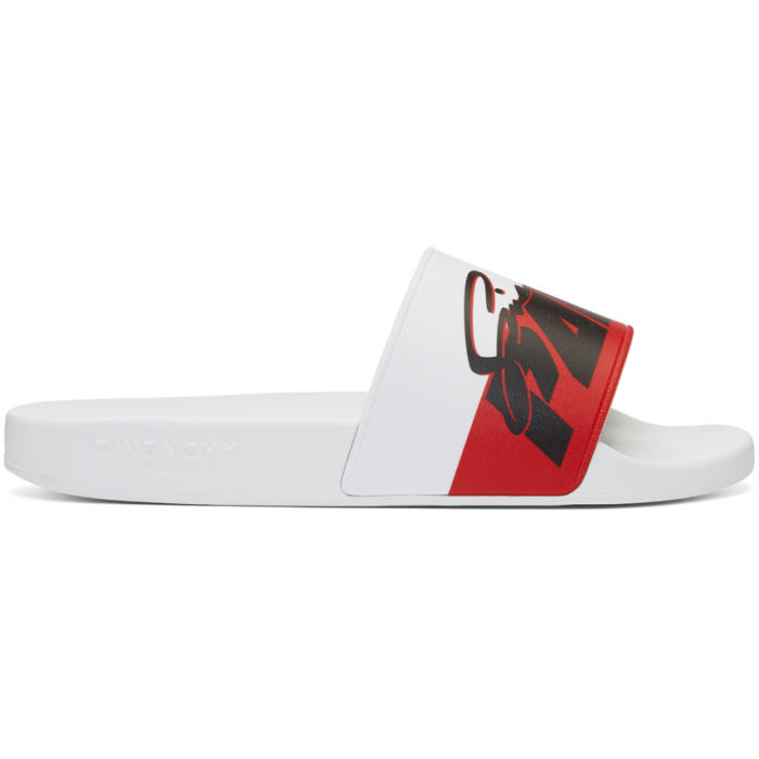 Givenchy Gv Motocross Pool Slide In 100 White ModeSens