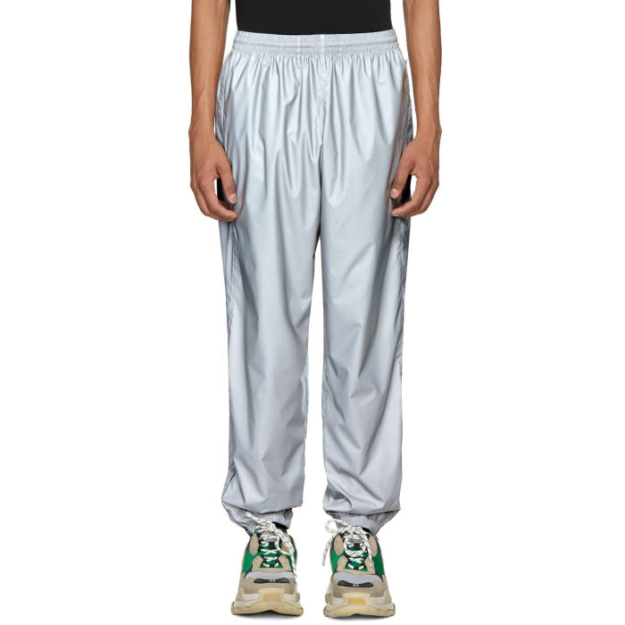 balenciaga pants silver