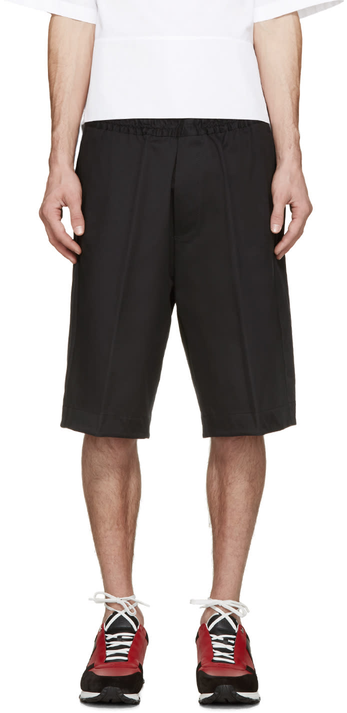 Dsquared2 Black Racing Stripe Shorts