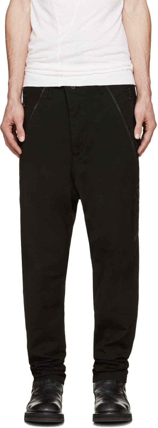 Julius Black Twill Harem Jeans