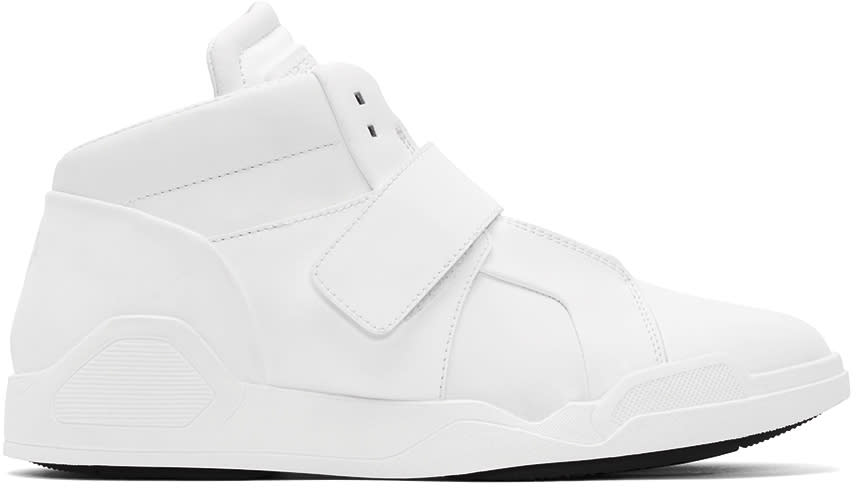 Marcelo Burlon County Of Milan White Libertad Mid-top Sneakers