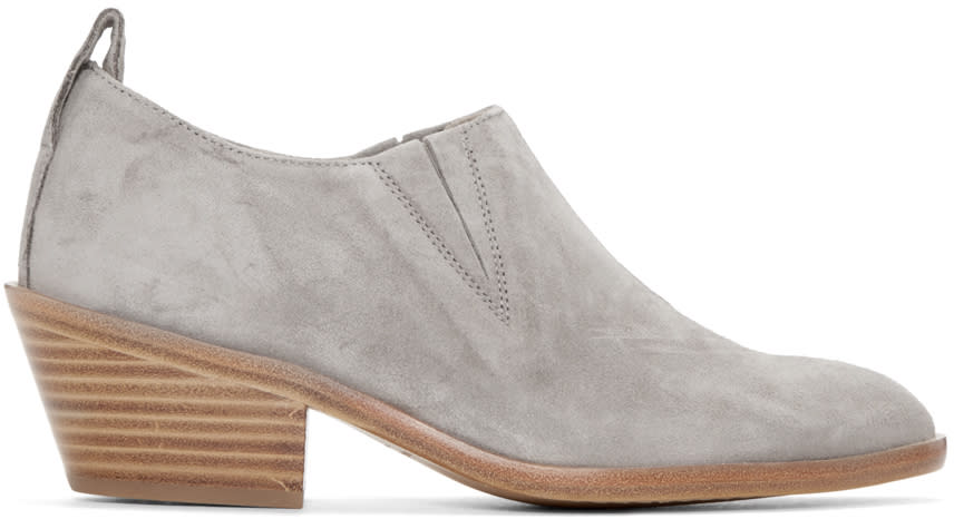 Rag and Bone Grey Suede Thompson Boots