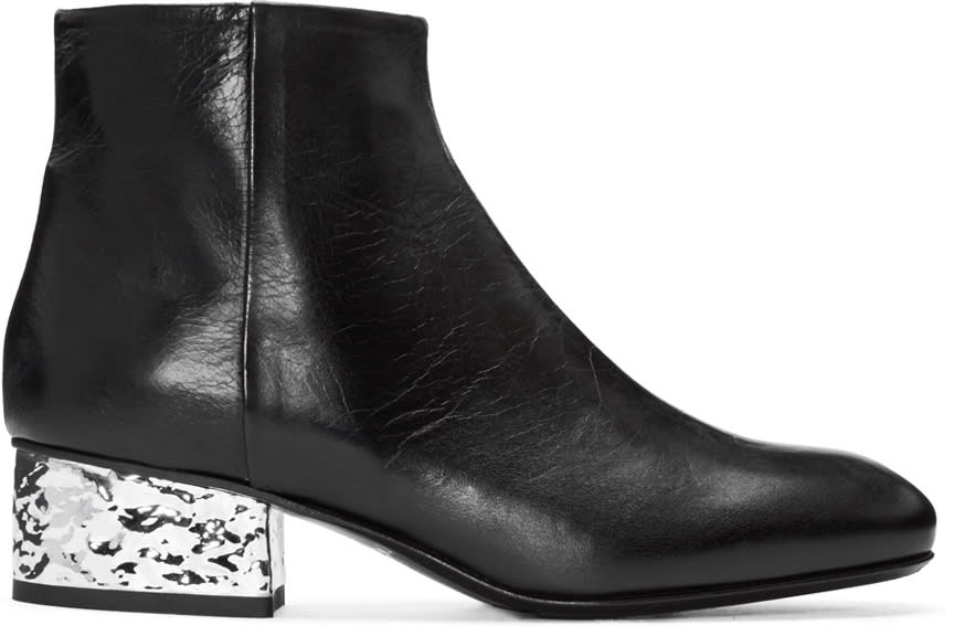Mcq Alexander Mcqueen Black Shacklewell Boots