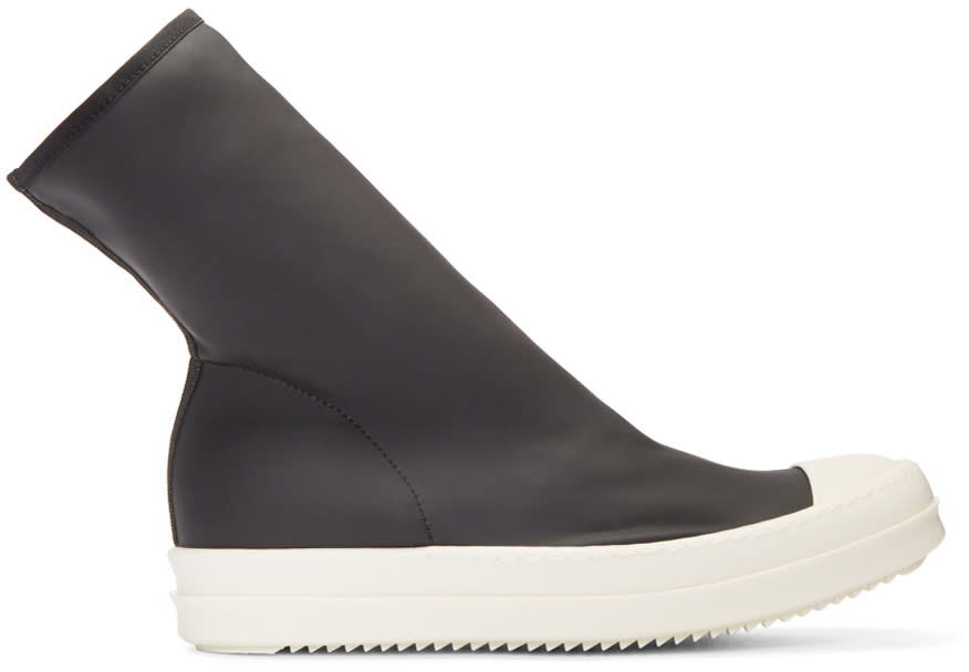 Rick Owens Drkshdw Black Mid Sock Sneakers