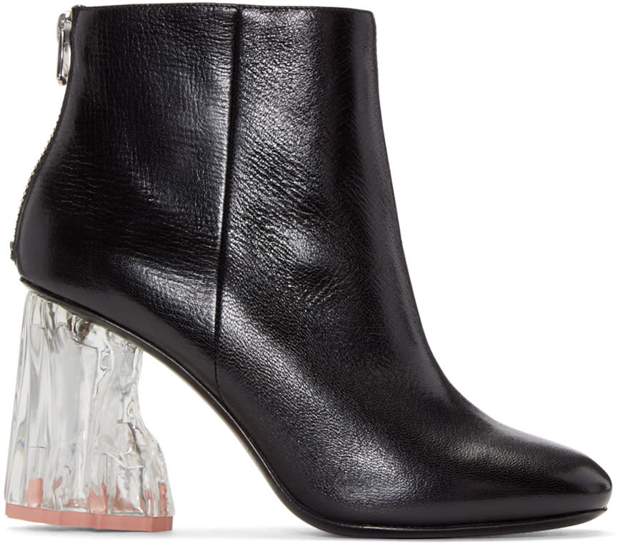 Acne Studios Black Ora Glass Boots