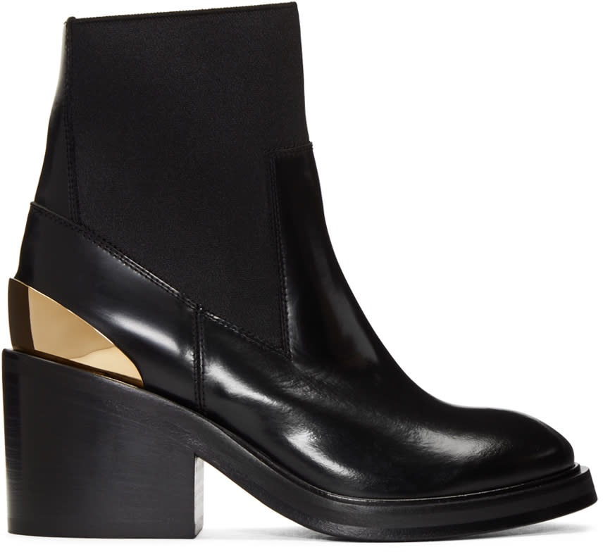 Acne Studios Black Dion Ankle Boots