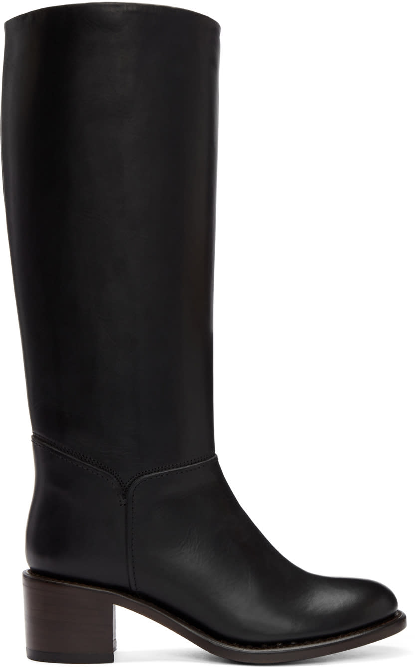 A.p.c. Black Tall Iris Boots