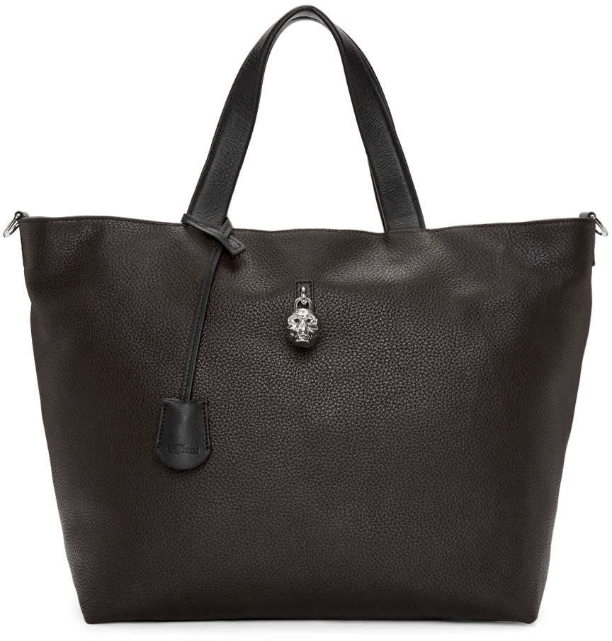 Alexander Mcqueen ブラウン ホールドオール トート