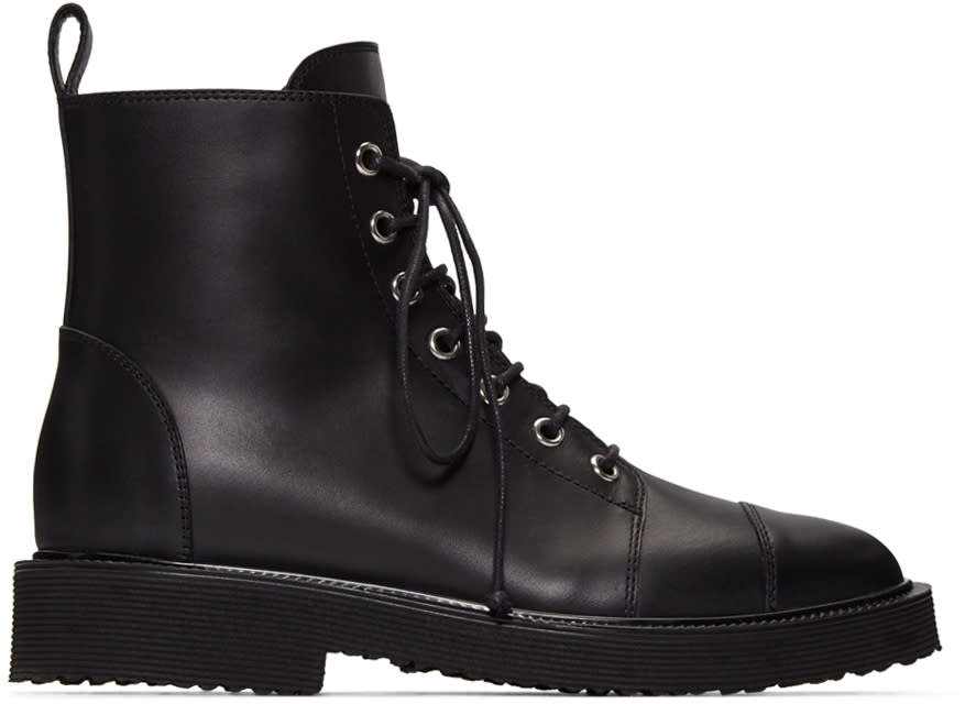 Giuseppe Zanotti Black Hillary Ankle Boots