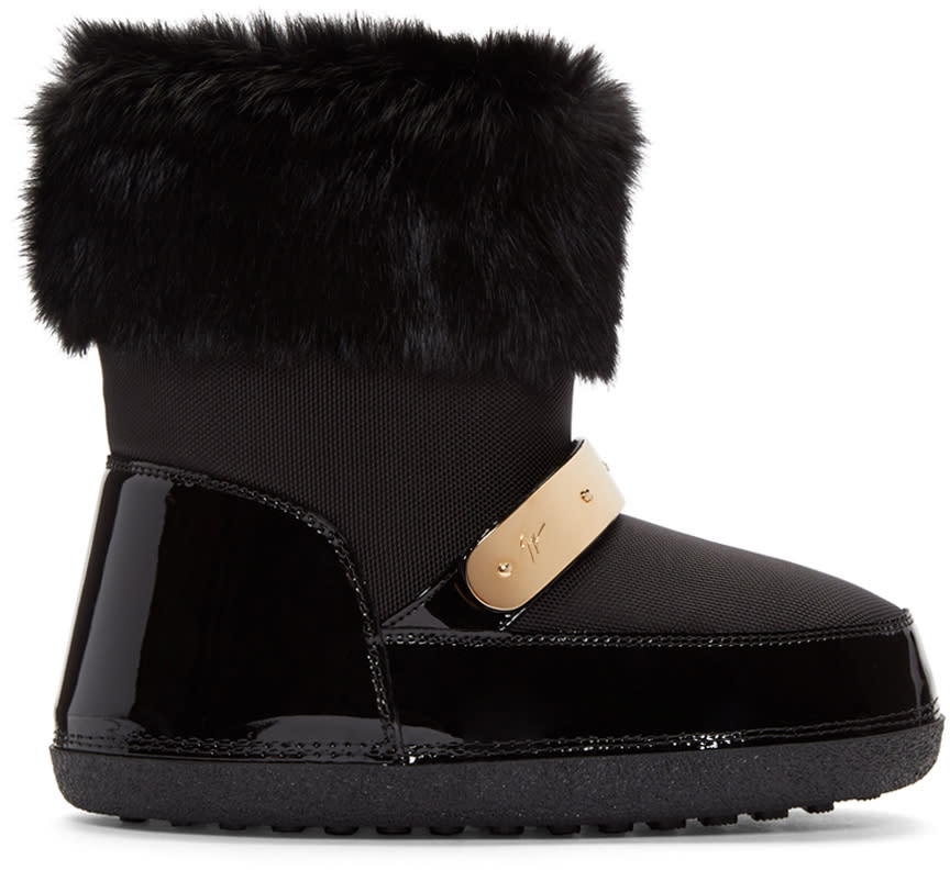 Giuseppe Zanotti Black Snow Boots