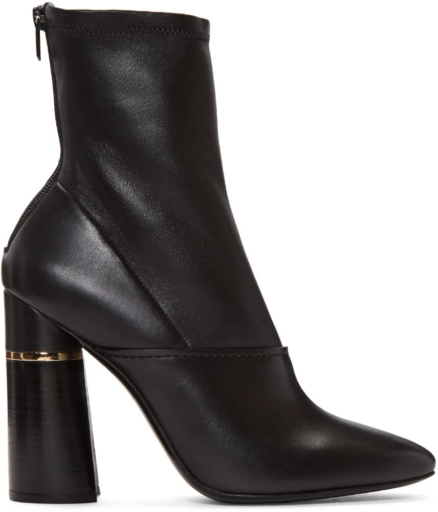 3.1 Phillip Lim Black Leather Kyoto Boots