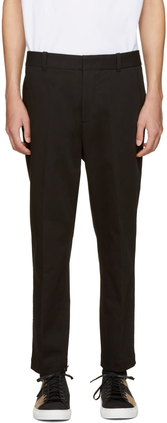 3.1 Phillip Lim Black Saddle Trousers