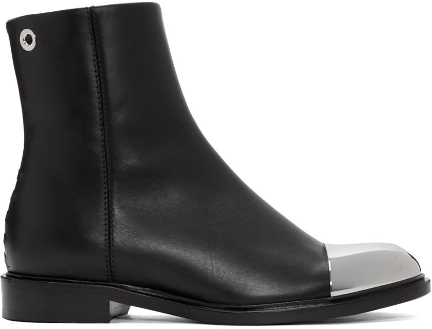 Proenza Schouler Black Metal Cap Xx Camp Boots