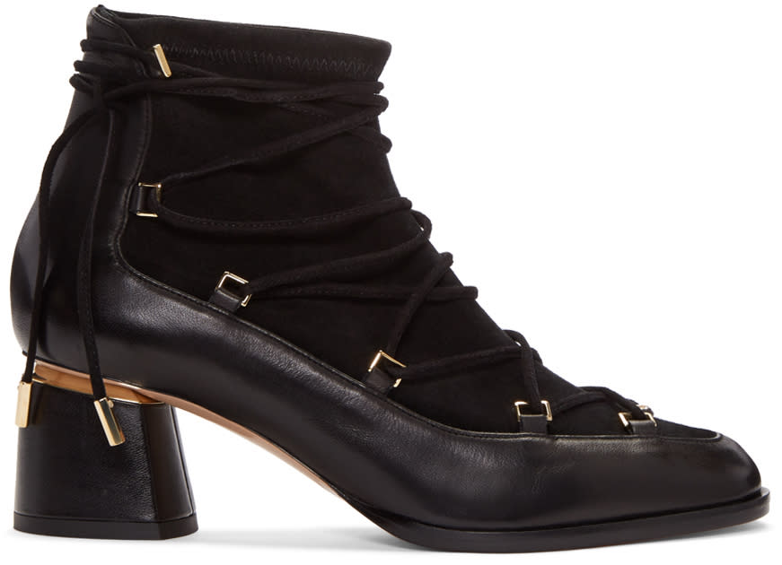 Nicholas Kirkwood Black Outliner Boots