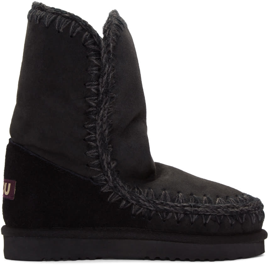Mou Black Eskimo 24 Boots