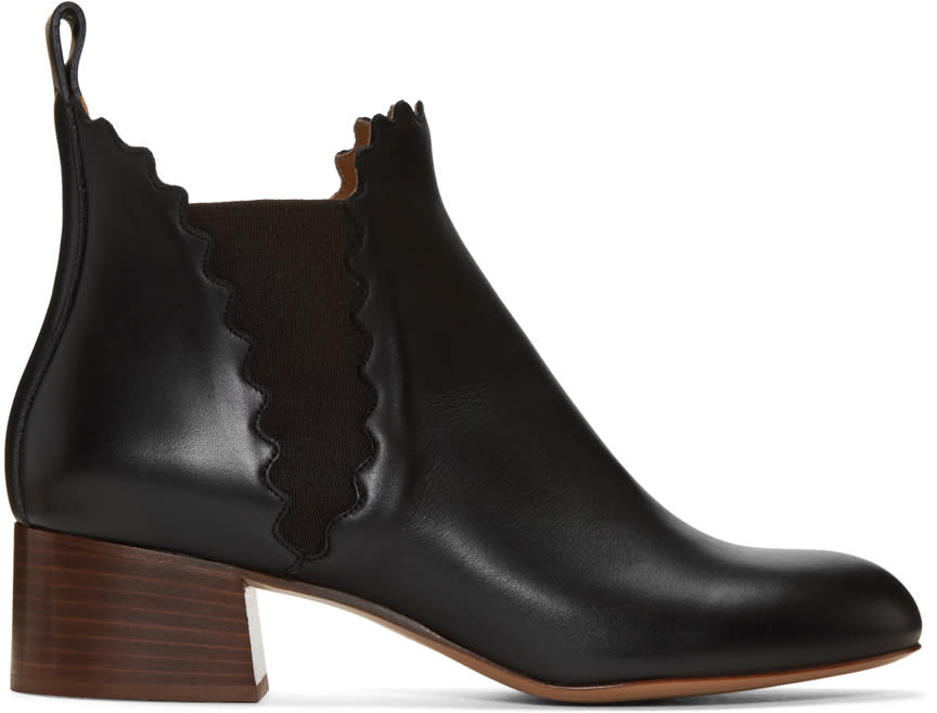 Chloe Black Lauren Boots