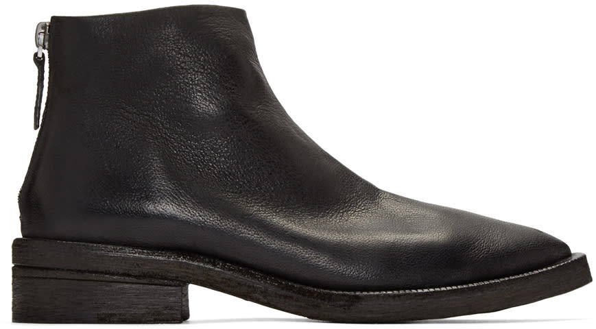 Marsell Black Cunenone Boots