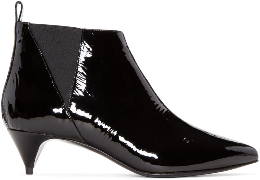 Pierre Hardy Black Patent Leather Boots