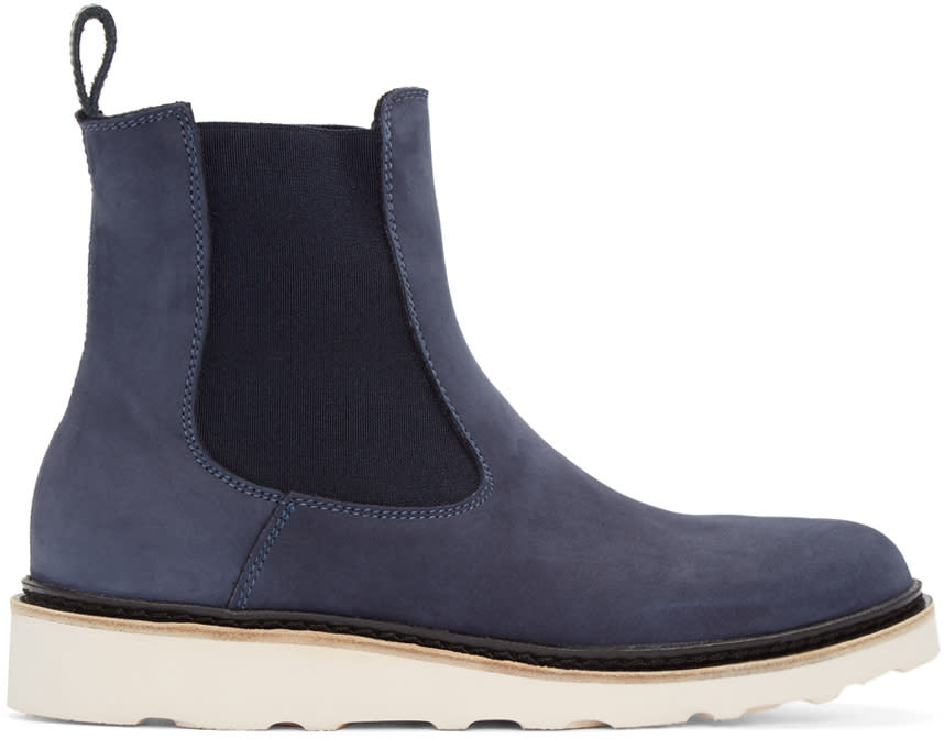 Diemme Navy Suede Verona Boots