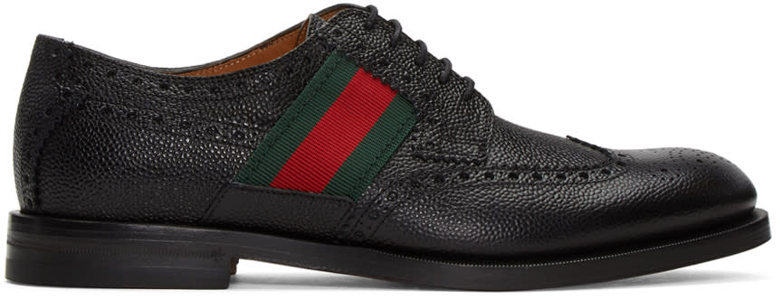 Gucci Black Band Brogues