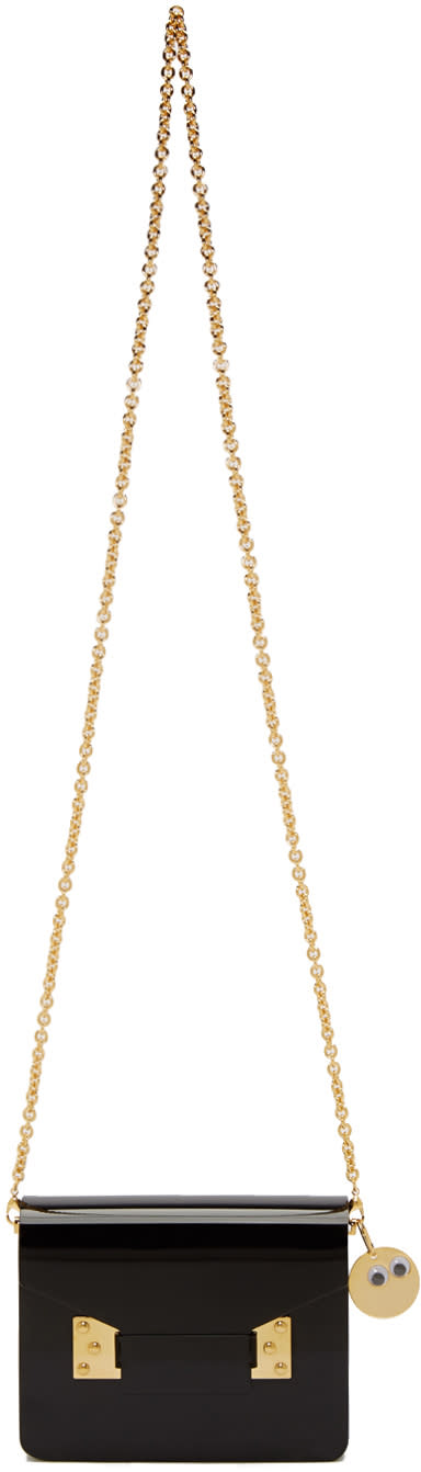 Sophie Hulme Black Perspex Compton Envelope Bag