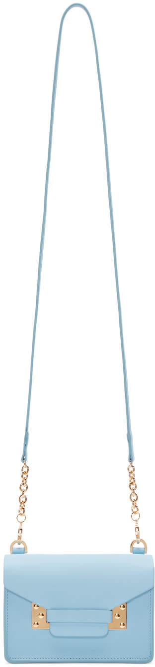 Sophie Hulme Ssense Exclusive Blue Nano Milner Envelope Bag
