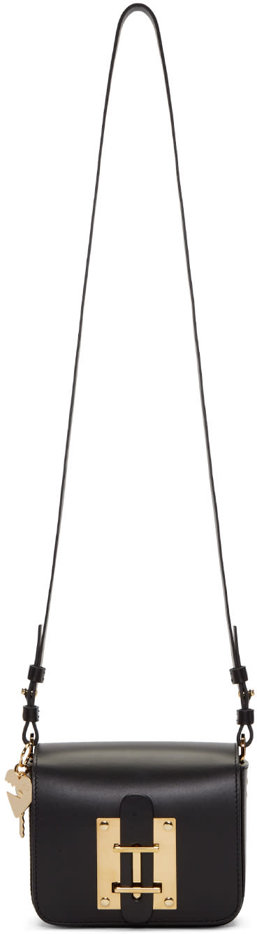 Sophie Hulme Black Small Darwin Shoulder Bag