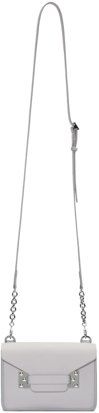 Sophie Hulme Grey Nano Milner Shoulder Bag