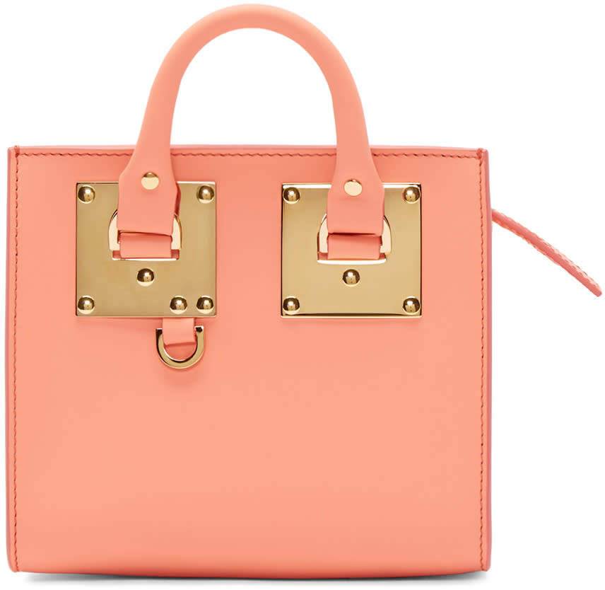 Sophie Hulme Ssense Exclusive Pink Albion Box Tote