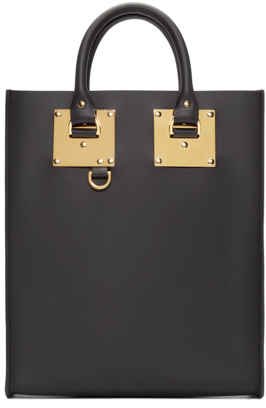 Sophie Hulme Black Mini Albion Tote