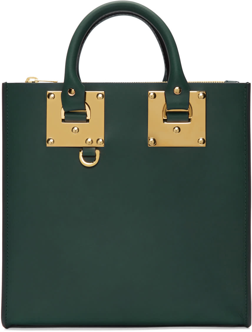 Sophie Hulme Green Square Albion Tote