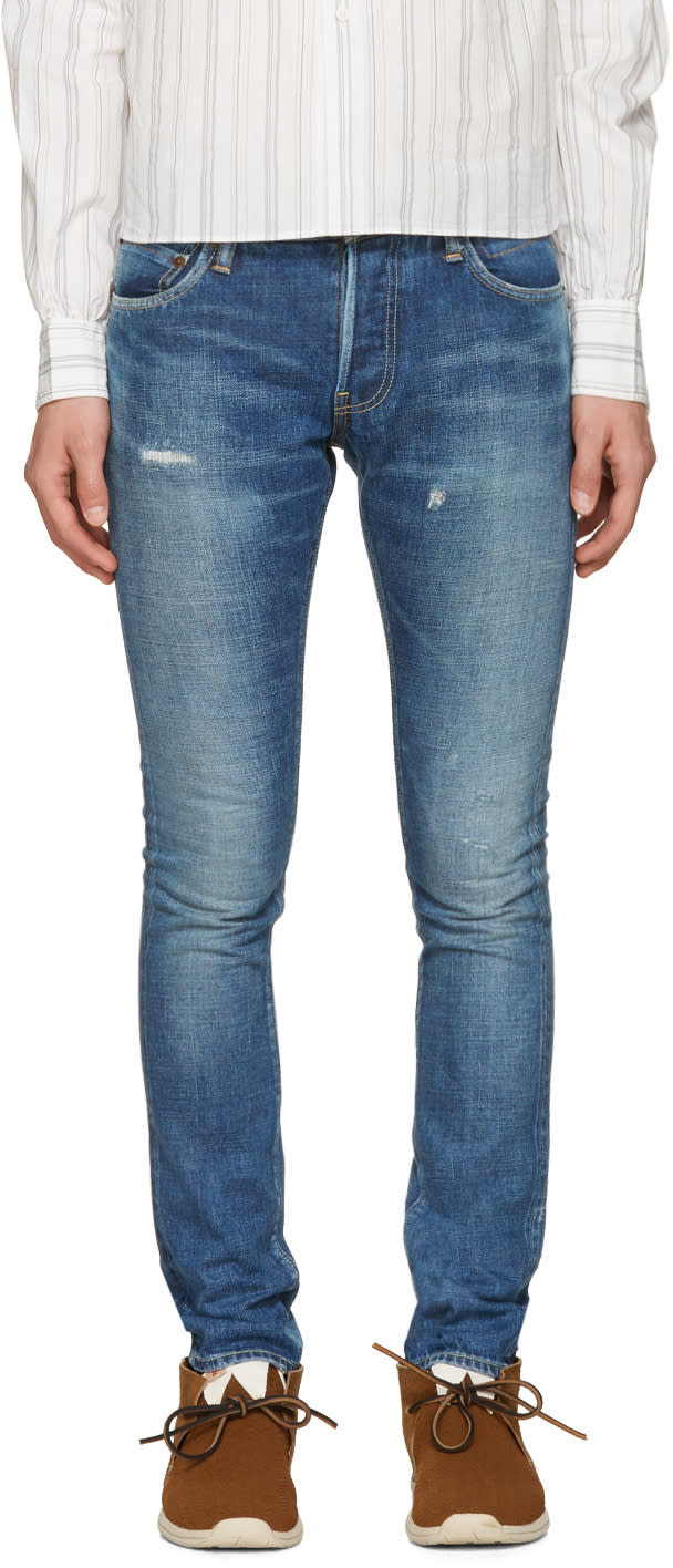 Visvim Blue Social Sculpture Jeans