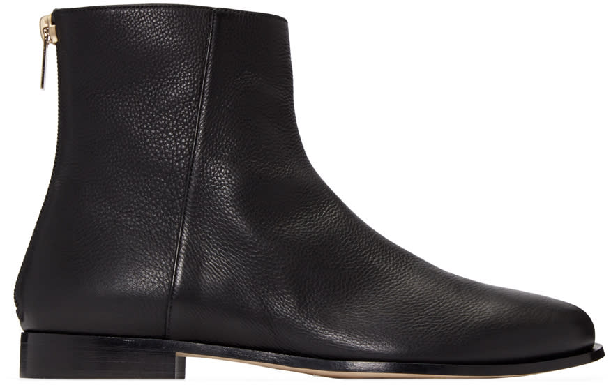 Jimmy Choo Black Duke Boots