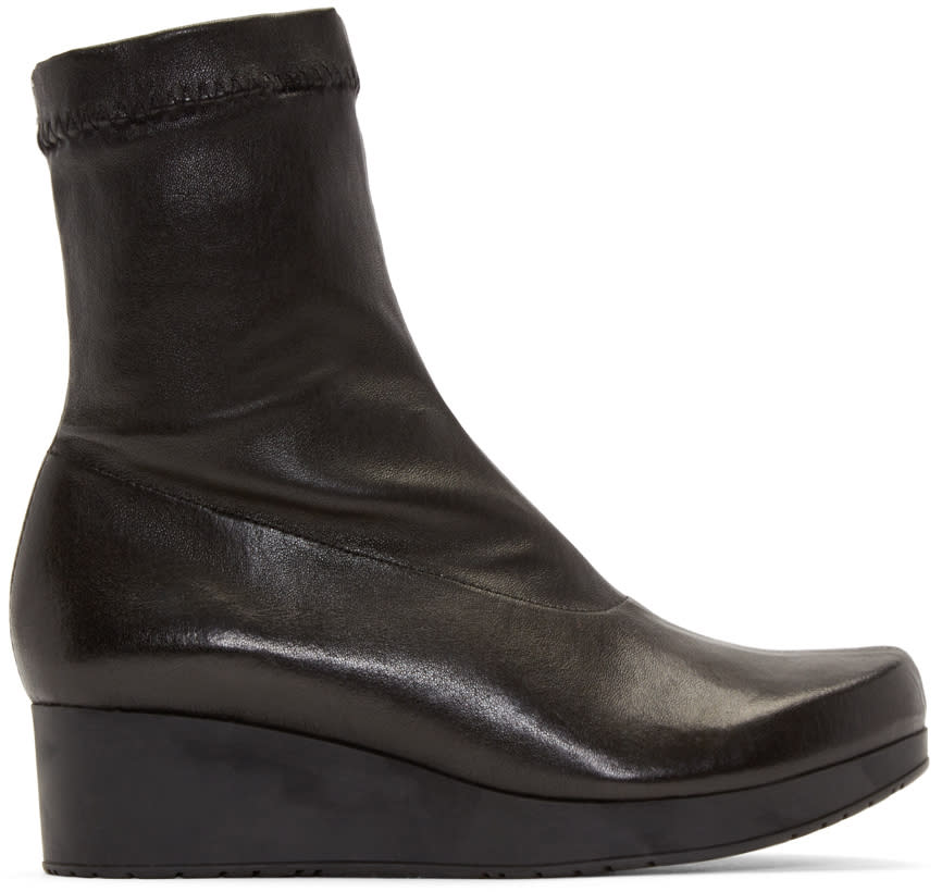 Robert Clergerie Black Nerdall Sock Boots