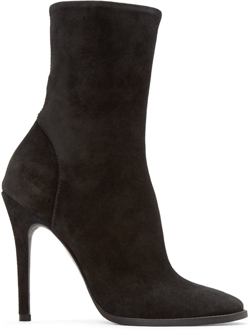 Haider Ackermann Black Suede Fantine Boots