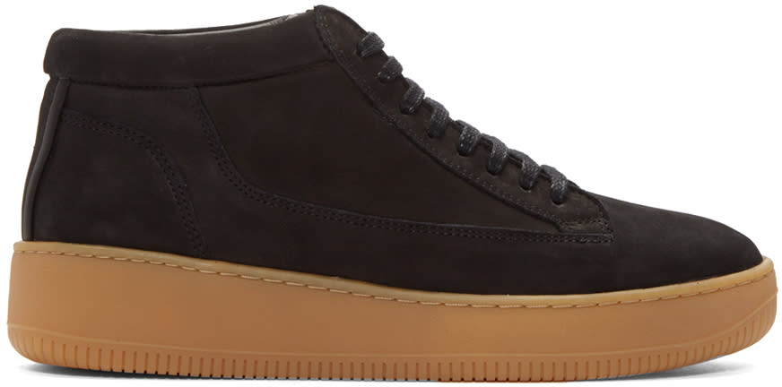 Etq Amsterdam Black Suede Mid 1 Sneaker