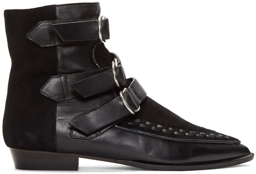 Isabel Marant Black Rowi Mods Boots