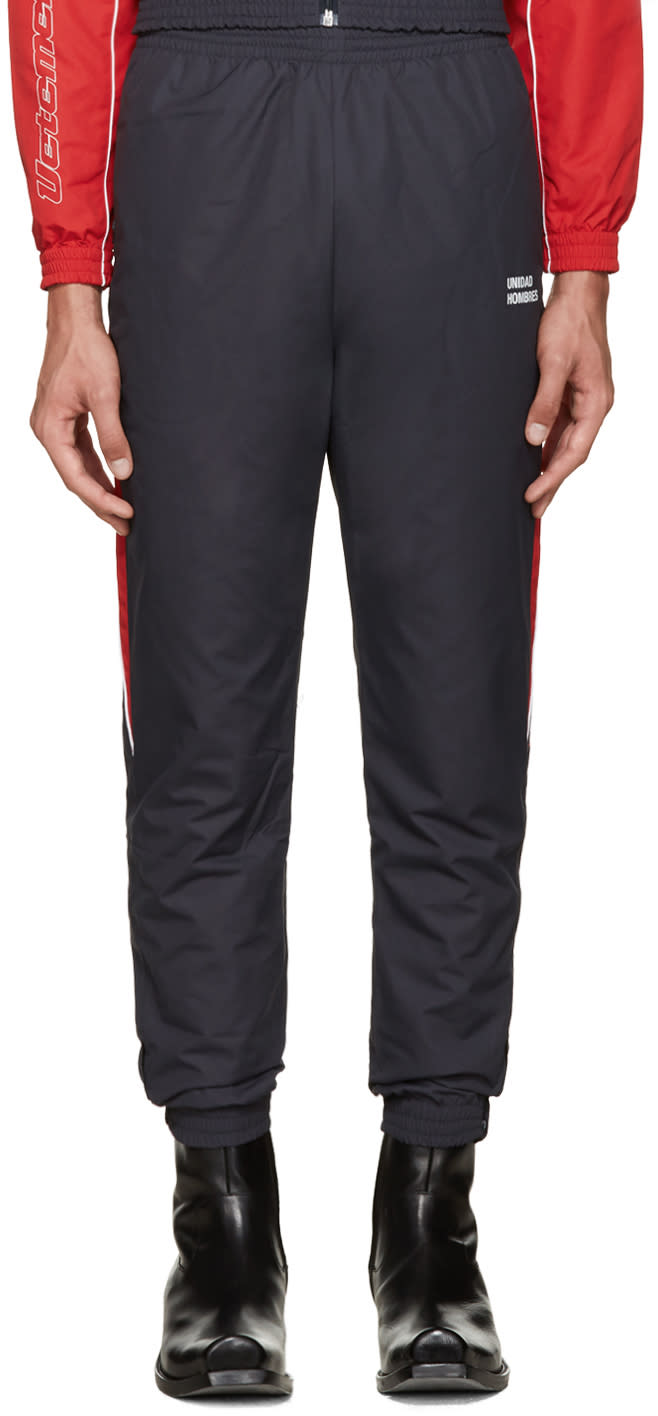 Vetements Navy unidad Hombres Track Pants