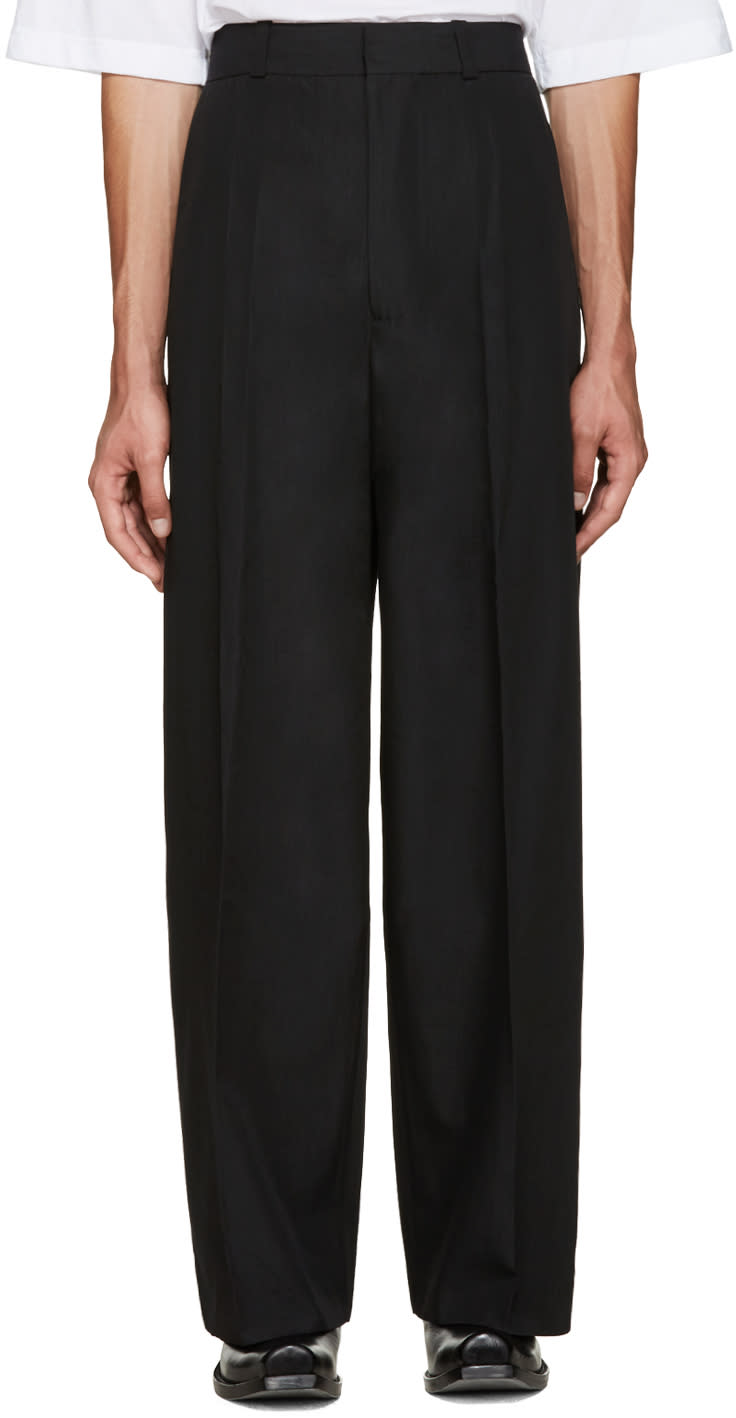 Vetements Black Oversized Suit Trousers