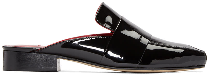 Dorateymur Black Patent Filiskiye Loafers