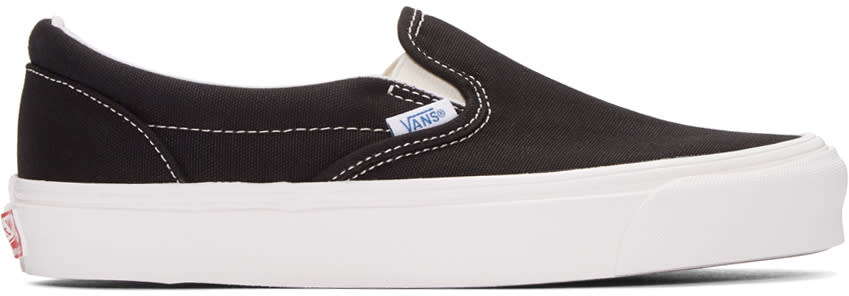 Vans Black Og Classic Slip-on Sneakers